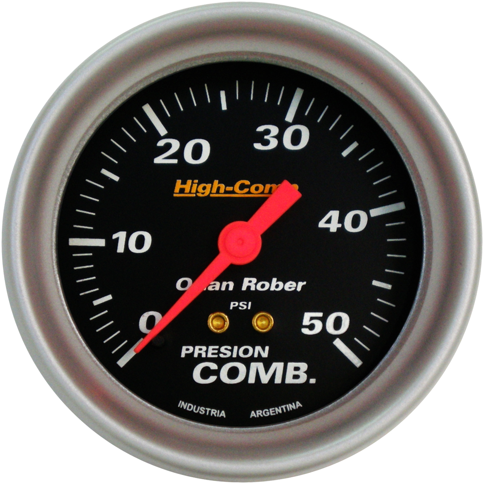 1013N50 - MANOMETRO COMB. - NEGRO